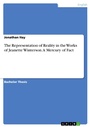 Cover: The Representation of Reality in the Works of Jeanette Winterson. A Mercury of Fact - GRIN Verlag