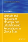 Cover: Methods and Applications of Sample Size Calculation and Recalculation in Clinical Trials - Springer