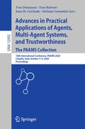 Cover: Advances in Practical Applications of Agents, Multi-Agent Systems, and Trustworthiness. The PAAMS Collection - Springer