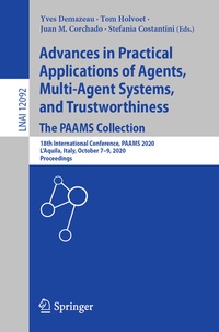 Abbildung von: Advances in Practical Applications of Agents, Multi-Agent Systems, and Trustworthiness. The PAAMS Collection - Springer