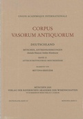 Cover: Corpus Vasorum Antiquorum Deutschland Bd. 107: M&uuml;nchen Band 21 - Bayerische Akademie der Wissenschaften