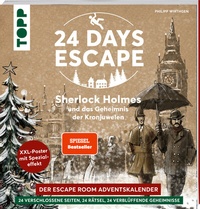 Abbildung von: 24 DAYS ESCAPE - Der Escape Room Adventskalender: Sherlock Holmes und das Geheimnis der Kronjuwelen - Frech