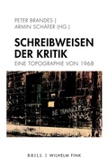 Cover: Schreibweisen der Kritik - Brill Deutschland