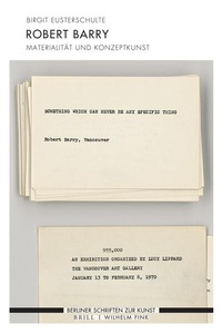 Enlarge image Cover: Robert Barry - Brill Deutschland