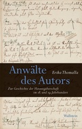Cover: Anw&auml;lte des Autors - Wallstein