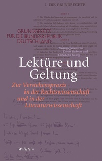Abbildung von: Lektüre und Geltung - Wallstein
