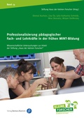 Cover: Professionalisierung p&auml;dagogischer Fach- und Lehrkr&auml;fte in der fr&uuml;hen MINT-Bildung - Verlag Barbara Budrich