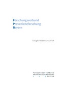Cover: Forschungsverbund Provenienzforschung Bayern - Klinger, Dietmar