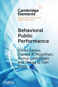 Enlarge image Cover: Behavioral Public Performance - Cambridge University Press