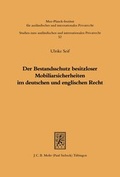 Bild: Der Bestandsschutz besitzloser Mobiliarsicherheiten im deutschen und englischen Recht - Mohr Siebeck