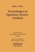 Cover: Verwendungen im Eigent&uuml;mer-Besitzer-Verh&auml;ltnis - Mohr Siebeck