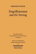 Bild: Eingriffsnormen und EG-Vertrag - Mohr Siebeck