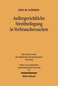 Bild: Aussergerichtliche Streitbeilegung in Verbrauchersachen - Mohr Siebeck