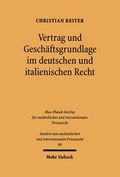 Bild: Vertrag und Geschaeftsgrundlage im deutschen und italienischen Recht - Mohr Siebeck