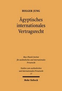 Bild: AEgyptisches internationales Vertragsrecht - Mohr Siebeck