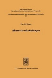 Bild: Alternativanknuepfungen - Mohr Siebeck