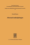 Cover: Alternativankn&uuml;pfungen - Mohr Siebeck