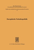 Cover: Europ&auml;ische Verkehrspolitik - Mohr Siebeck