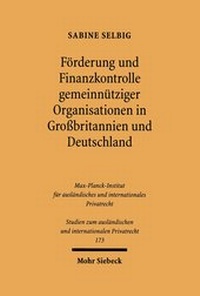 Abbildung von: Foerderung und Finanzkontrolle gemeinnuetziger Organisationen in Grossbritannien und Deutschland - Mohr Siebeck