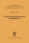 Bild: Das internationale Zivilprozessrecht der Republik Korea - Mohr Siebeck