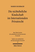 Bild: Die nichteheliche Kindschaft im Internationalen Privatrecht - Mohr Siebeck