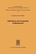 Bild: Fakultatives und zwingendes Kollisionsrecht - Mohr Siebeck