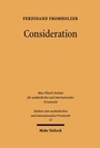 Cover: Consideration - Mohr Siebeck