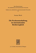 Bild: Die Produzentenhaftung im internationalen Rechtsvergleich - Mohr Siebeck