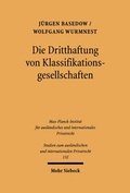 Bild: Die Dritthaftung von Klassifikationsgesellschaften - Mohr Siebeck