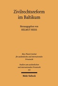 Cover: Zivilrechtsreform im Baltikum - Mohr Siebeck