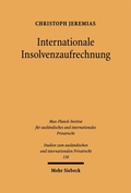 Cover: Internationale Insolvenzaufrechnung - Mohr Siebeck