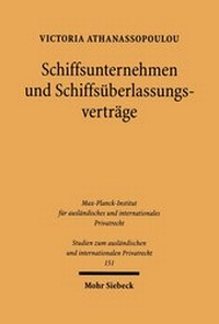 Abbildung von: Schiffsunternehmen und Schiffsueberlassungsvertraege - Mohr Siebeck
