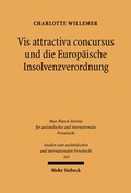 Bild: Vis attractiva concursus und die Europaeische Insolvenzverordnung - Mohr Siebeck
