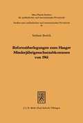 Bild: Reformueberlegungen zum Haager Minderjaehrigenschutzabkommen - Mohr Siebeck