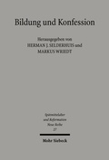 Abbildung von: Bildung und Konfession - Mohr Siebeck