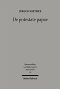 Cover: De potestate papae - Mohr Siebeck