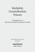 Abbildung von: Medialitaet, Unmittelbarkeit, Praesenz - Mohr Siebeck