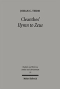 Cover: Cleanthes' Hymn to Zeus - Mohr Siebeck