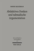 Cover: Abduktives Denken und talmudische Argumentation - Mohr Siebeck