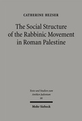 Cover: The Social Structure of the Rabbinic Movement in Roman Palestine - Mohr Siebeck