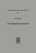 Cover: Die Paralipomena Jeremiae - Mohr Siebeck