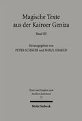 Cover: Magische Texte aus der Kairoer Geniza - Mohr Siebeck