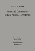Cover: Sages and Commoners in Late Antique 'Erez Israel - Mohr Siebeck