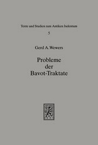 Abbildung von: Probleme der Bavot-Traktate - Mohr Siebeck