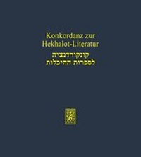 Abbildung von: Konkordanz zur Hekhalot-Literatur - Mohr Siebeck