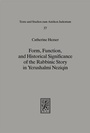 Cover: Form, Function, and Historical Significance of the Rabbinic Story in Yerushalmi Neziqin - Mohr Siebeck