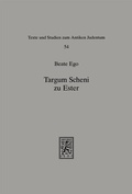 Cover: Targum Scheni zu Ester - Mohr Siebeck