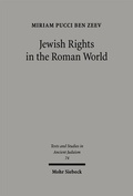 Cover: Jewish Rights in the Roman World - Mohr Siebeck