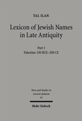 Cover: Lexicon of Jewish Names in Late Antiquity - Mohr Siebeck