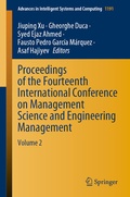 Cover: Proceedings of the Fourteenth International Conference on Management Science and Engineering Management - Springer